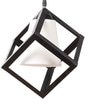 Hamilton White & Black Metal Hanging Light