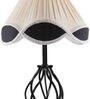 White & Black Shade Table Lamp With Shade Table Lamp With Iron Base