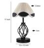 White & Black Shade Table Lamp With Shade Table Lamp With Iron Base