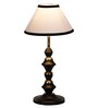 White & Black Shade Table Lamp With Shade Table Lamp With Iron Base