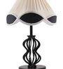 White & Black Shade Table Lamp With Shade Table Lamp With Iron Base