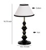 White & Black Shade Table Lamp With Shade Table Lamp With Iron Base