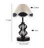 White & Black Shade Table Lamp With Shade Table Lamp With Iron Base