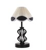 White & Black Shade Table Lamp With Shade Table Lamp With Iron Base