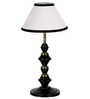 White & Black Shade Table Lamp With Shade Table Lamp With Iron Base