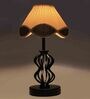 White & Black Shade Table Lamp With Shade Table Lamp With Iron Base