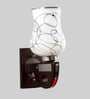 Novara Brown Wood and Iron Wall Sconces