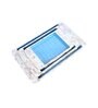 White & Blue MDF Wood Blue Mother Of Pearl (Set of 3) Serving Tray