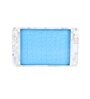 White & Blue MDF Wood Blue Mother Of Pearl (Set of 3) Serving Tray