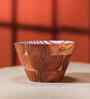 White & Brown Acacia Wood  Serving Bowls
