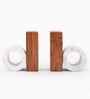 O Shape Engineered Wood Bookend