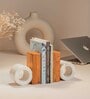 O Shape Engineered Wood Bookend
