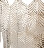 Abin White Metal & Glass Empire Chandelier