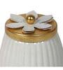 WHite & Gold Dry Fruits Bowl Set of 2