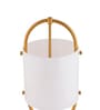 White & gold Glass & metal Aurora Halo glass Lamp