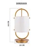 White & gold Glass & metal Aurora Halo glass Lamp