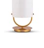 White & gold Glass & metal Aurora Halo glass Lamp