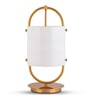 White & gold Glass & metal Aurora Halo glass Lamp
