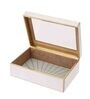 Blinged White &Gold Decorative Storage Box