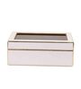 Blinged White &Gold Decorative Storage Box