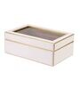 Blinged White &Gold Decorative Storage Box