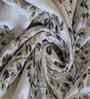 White & Green Cotton Floral 300 Gsm Soft Quilted Double Bed Comforter