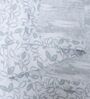 White & Green Shade Cotton Floral 400 GSM Single Bed Dohar