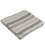 White & Grey Cotton Zigzag 50x64 Inches Throw