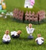 White & Grey Plastic Garden Figurine