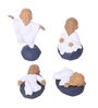 White & Grey Plastic Garden Figurine