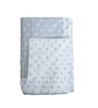 White & Grey Shade Cotton Floral 400 GSM Double Bed Dohar
