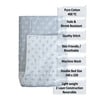 White & Grey Shade Cotton Floral 400 GSM Double Bed Dohar
