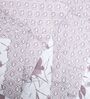 White & Lavender Cotton Floral 350 GSM Single Bed Reversible Dohar