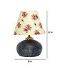 White & Pink Shade Table Lamp With Terracotta Base