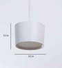 Wipro Halo Plus 18 Watt Pendant Mounted White Led Down lighter (Cool White)