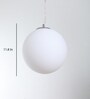 wipro Base E27 Picasso Sphere White Suspended LED Luminaire