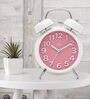 White Analog Alarm Clock