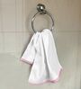 White Cotton Solid 500 GSM 6 Pcs Hand Towels