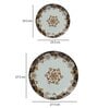 White  Melamine 33 Pcs Dinner Sets