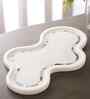 White Mop Inlay Marble Platter