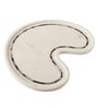 White Mop Inlay Marble Platter