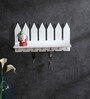 White Picket fence key holder