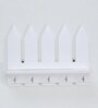 White Picket fence key holder