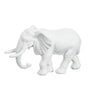 White  Polyresin Baby Elephant Figurine India Circus