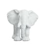White  Polyresin Baby Elephant Figurine India Circus