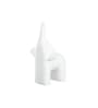 White  Polyresin Happy Elephant Figurine India Circus