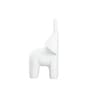 White  Polyresin Happy Elephant Figurine India Circus