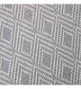 White  Samara Geometric Wool 5ft x 8ft Hand Woven Carpet
