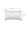White Satin Solid 24x16 Inches Pillow Cover (Set of 2)