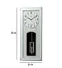 White  Synthetic Plastic Wall Clock